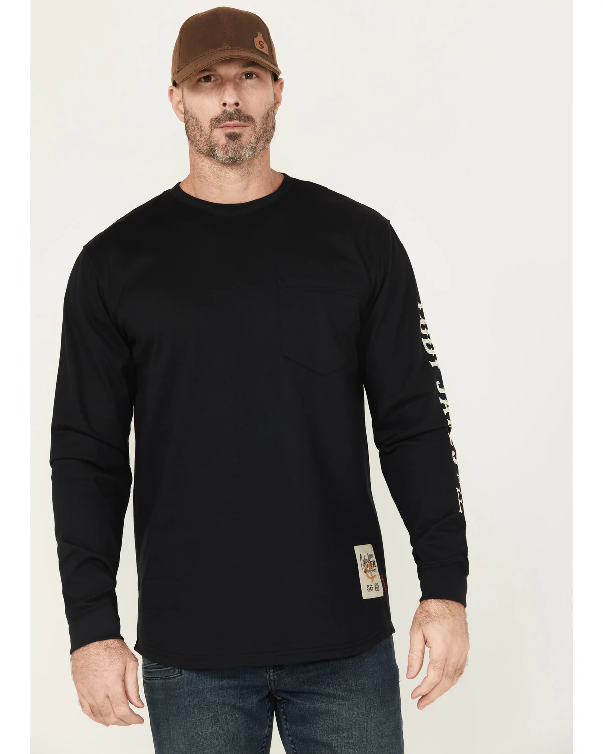 Cody James Men's FR Flaming Skull Long Sleeve Graphic Work T-Shirt - Image 2