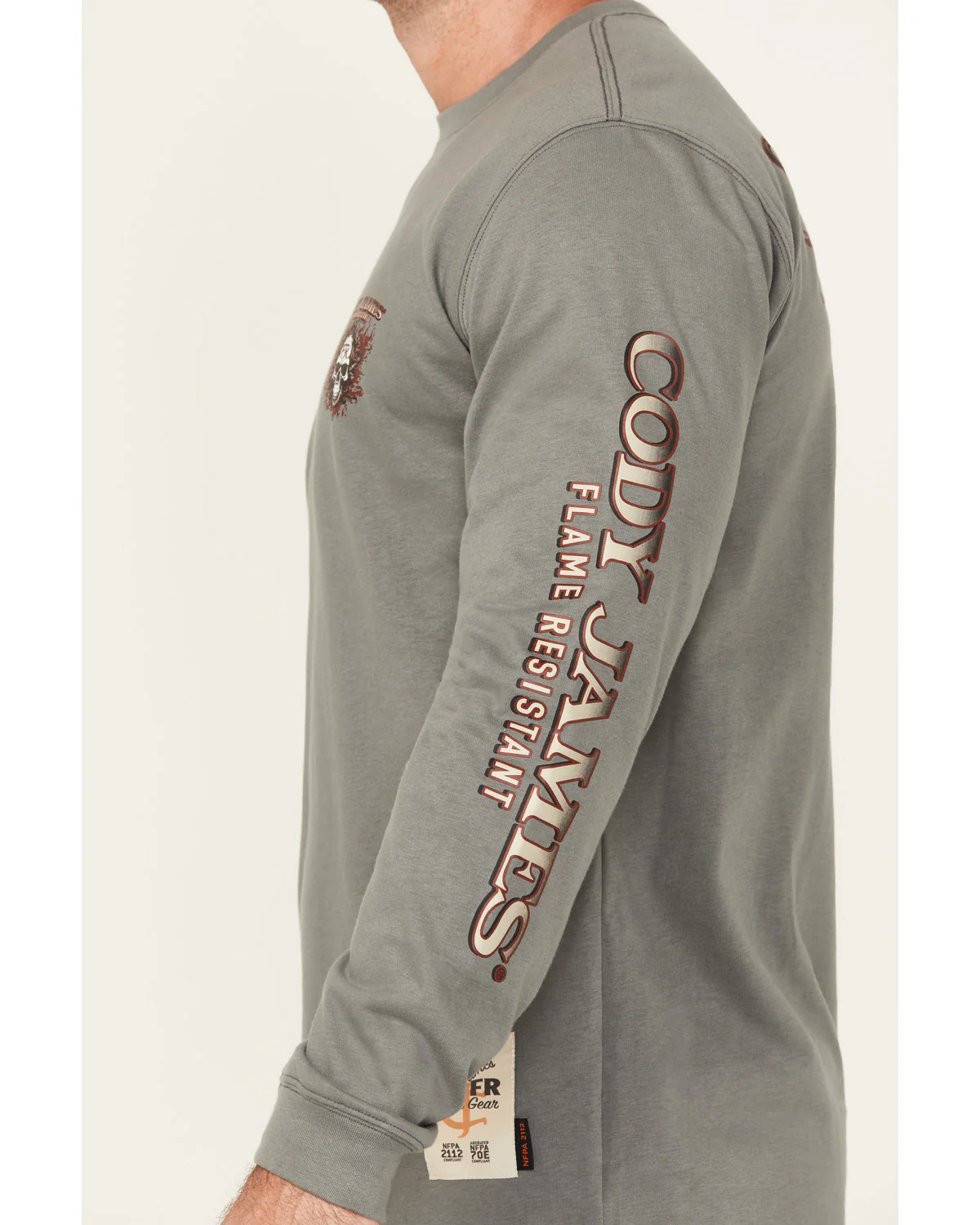 Cody James Men's FR Pyro Long Sleeve Graphic T-Shirt - Image 3