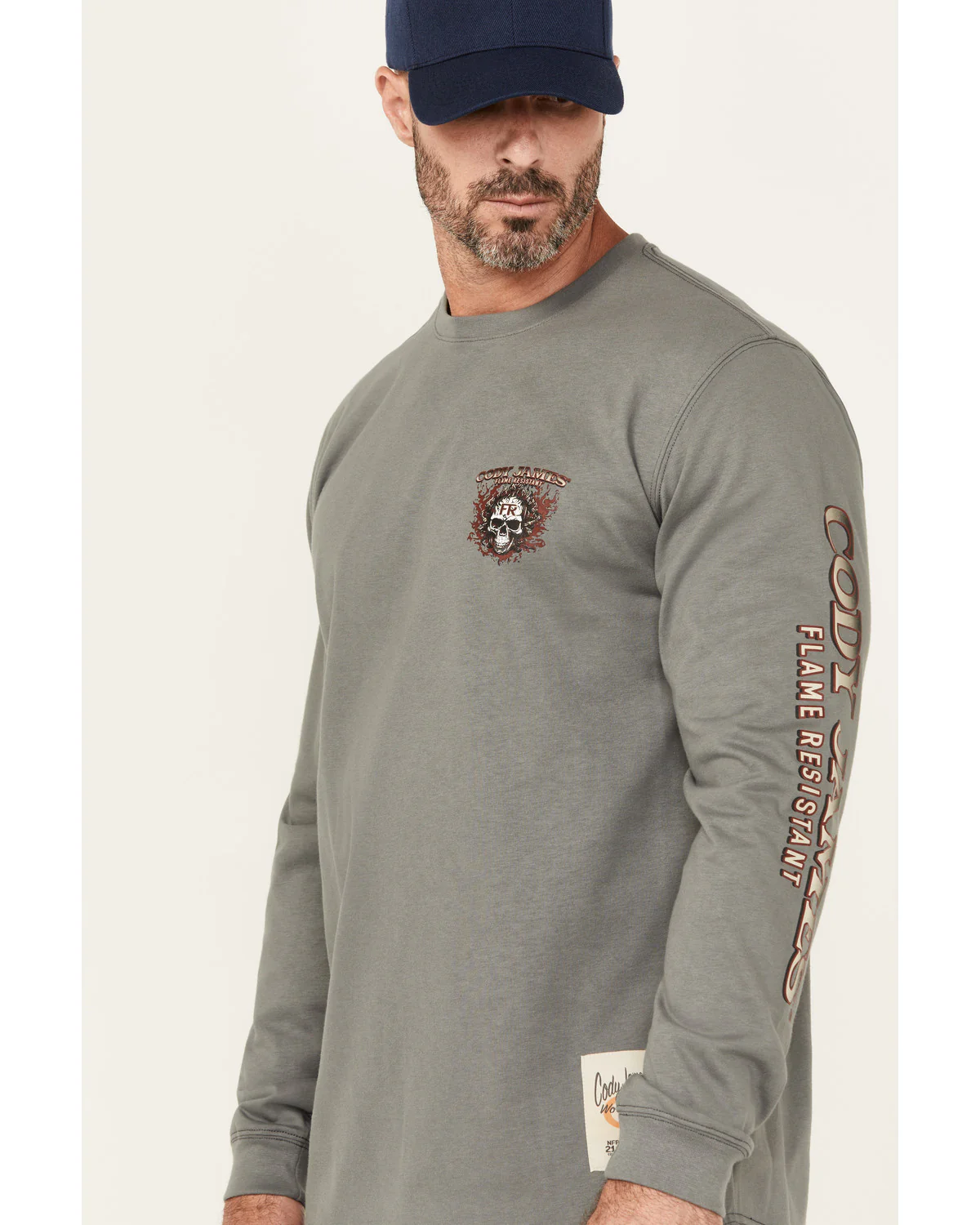 Cody James Men's FR Pyro Long Sleeve Graphic T-Shirt - Image 4