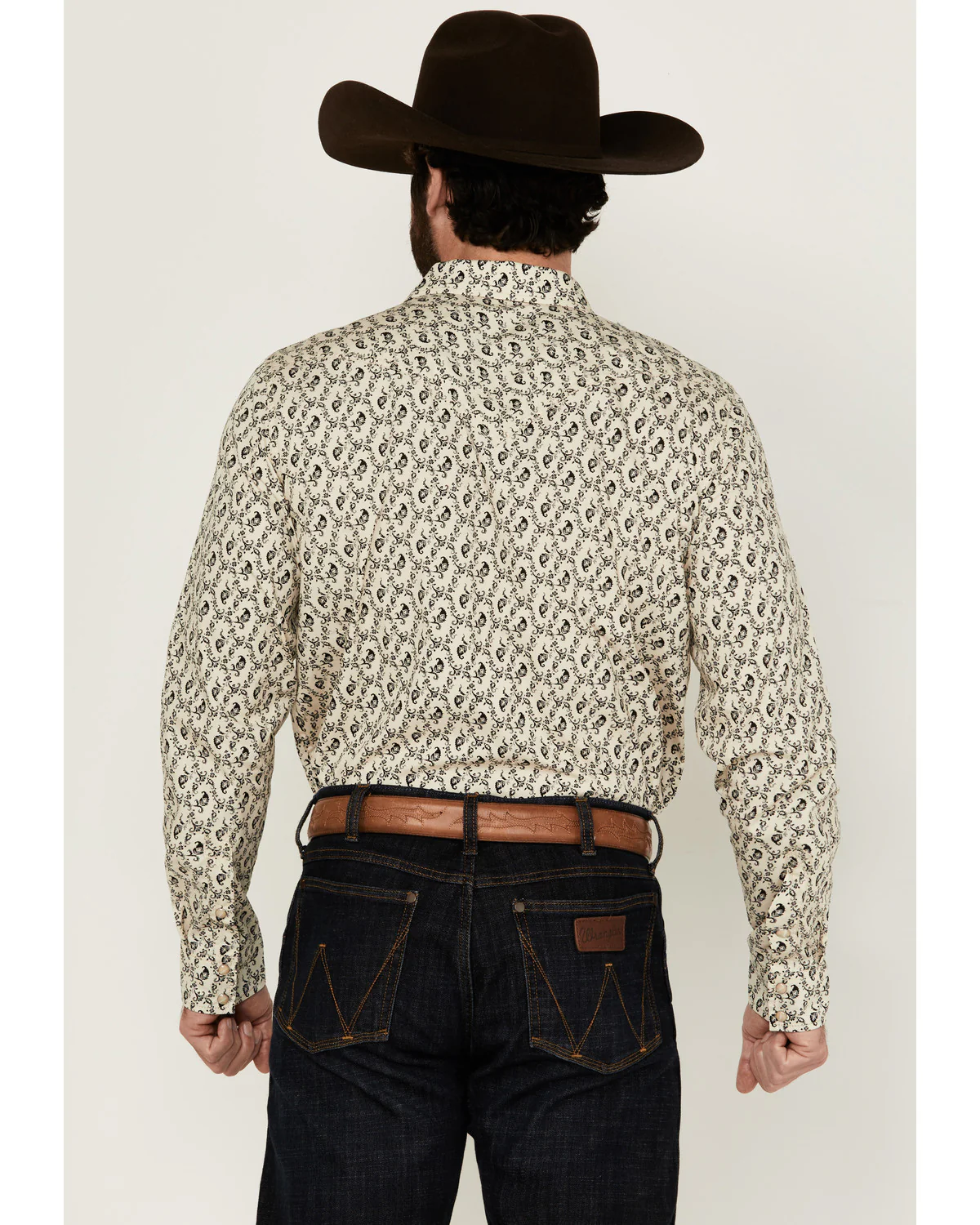 Cody James Men's Gravity Paisley Print Long Sleeve Snap Western Shirt - Image 4