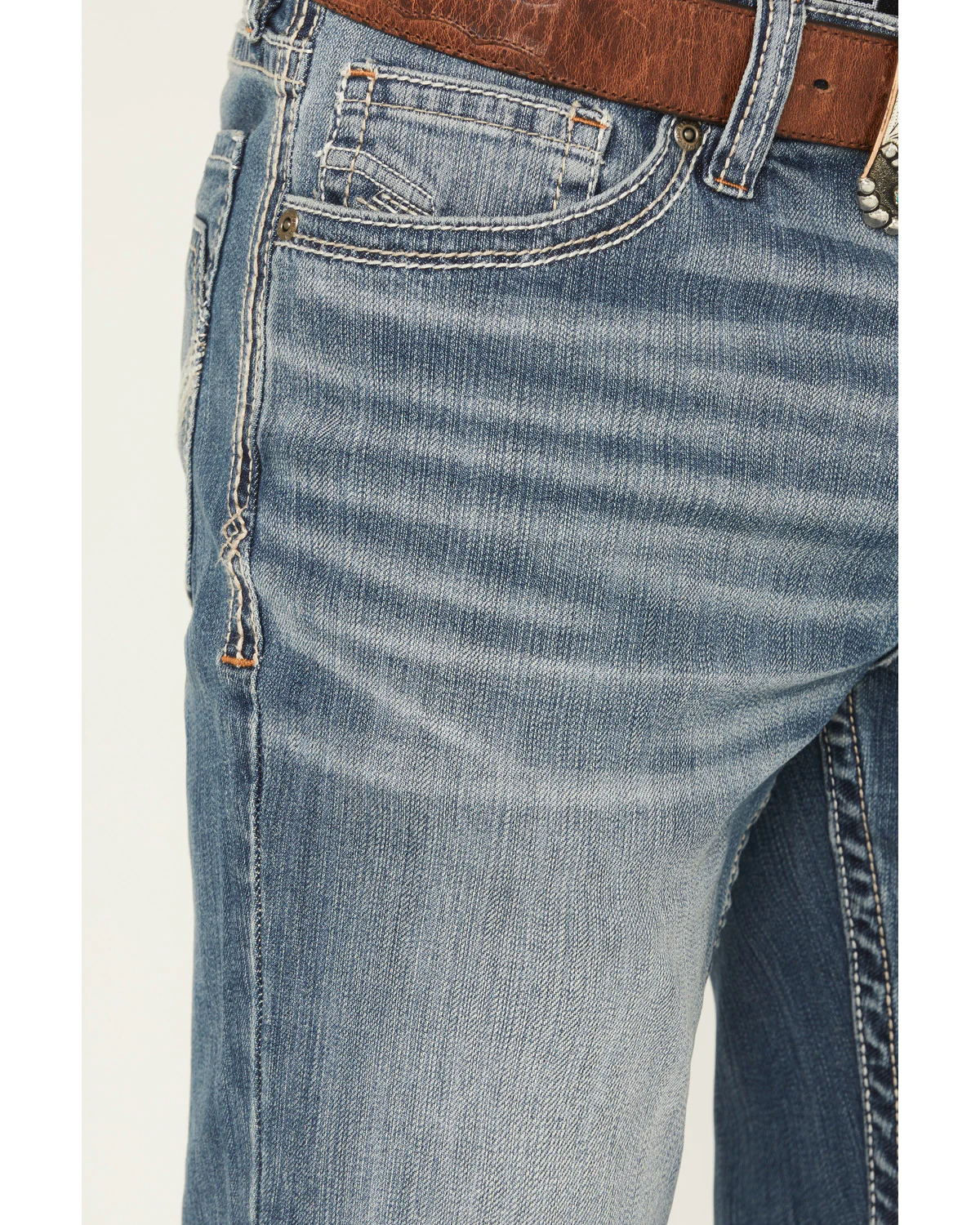 Cody James Men's Hombre Wash Jackson Slim Straight Stretch Denim Jeans - Image 2