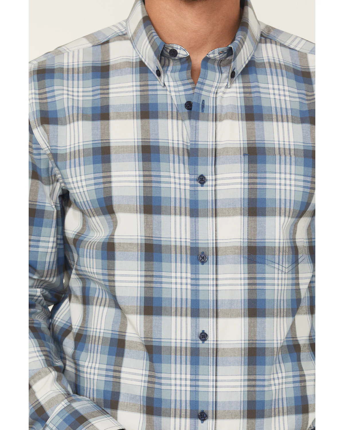 Cody James Men's Howdy Duty Plaid Print Long Sleeve Button-Down Western Shirt - Image 3