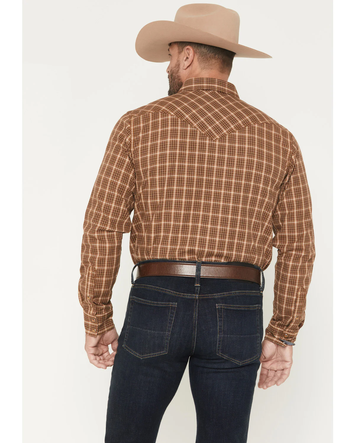 Cody James Men's Iron Oak Ranch Plaid Print Long Sleeve Snap Western Shirt - Image 4