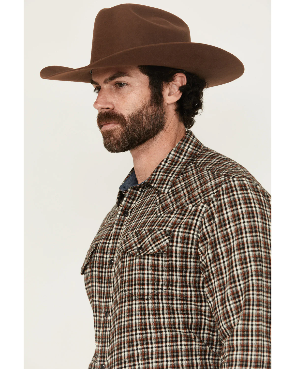 Cody James Men's Jenks Plaid Print Long Sleeve Snap Western Shirt - Image 2