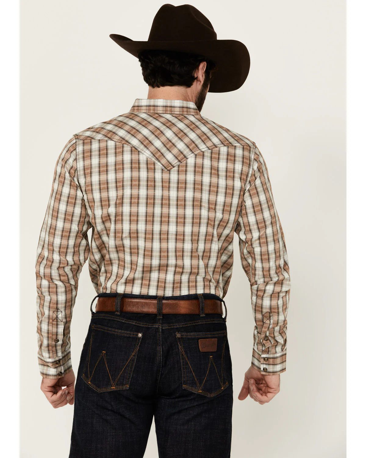 Cody James Men's Last Hurdle Plaid Print Long Sleeve Button-Down Stretch Western Shirt - Image 4
