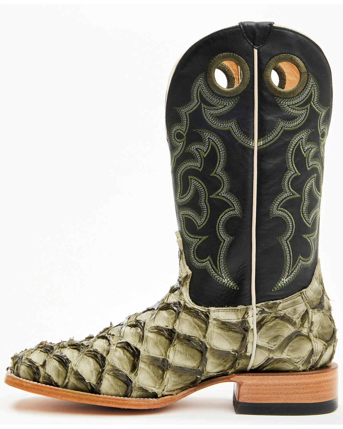 Cody James Men's Malaga Exotic Pirarucu Western Boots - Broad Square Toe - Image 3