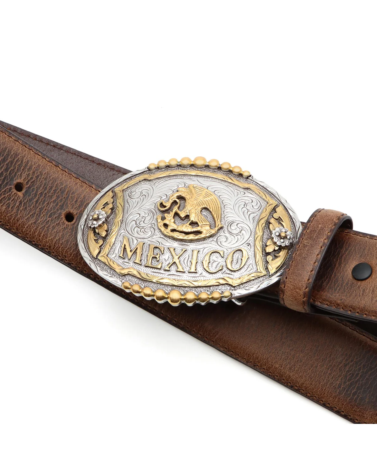 Cody James Men's Mexican Flat Buckle Belt - Image 2
