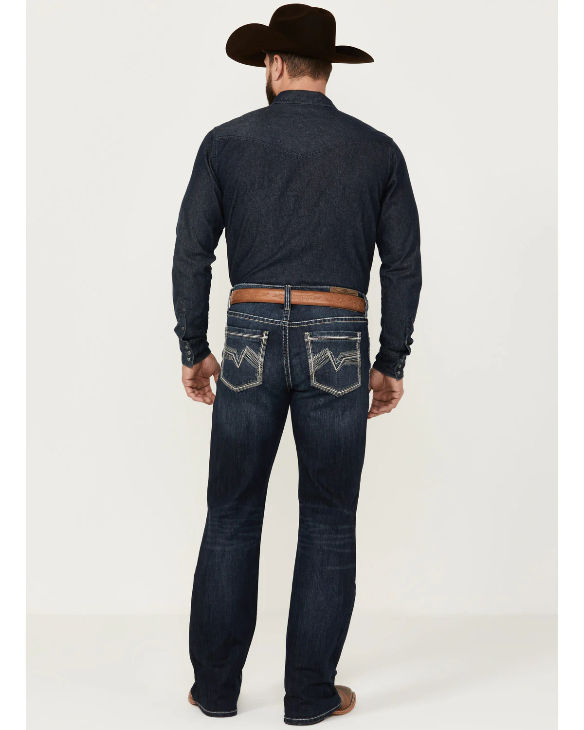 Cody James Men's Moonlight Wash Duke Relaxed Bootcut Stretch Denim Jeans - Image 3