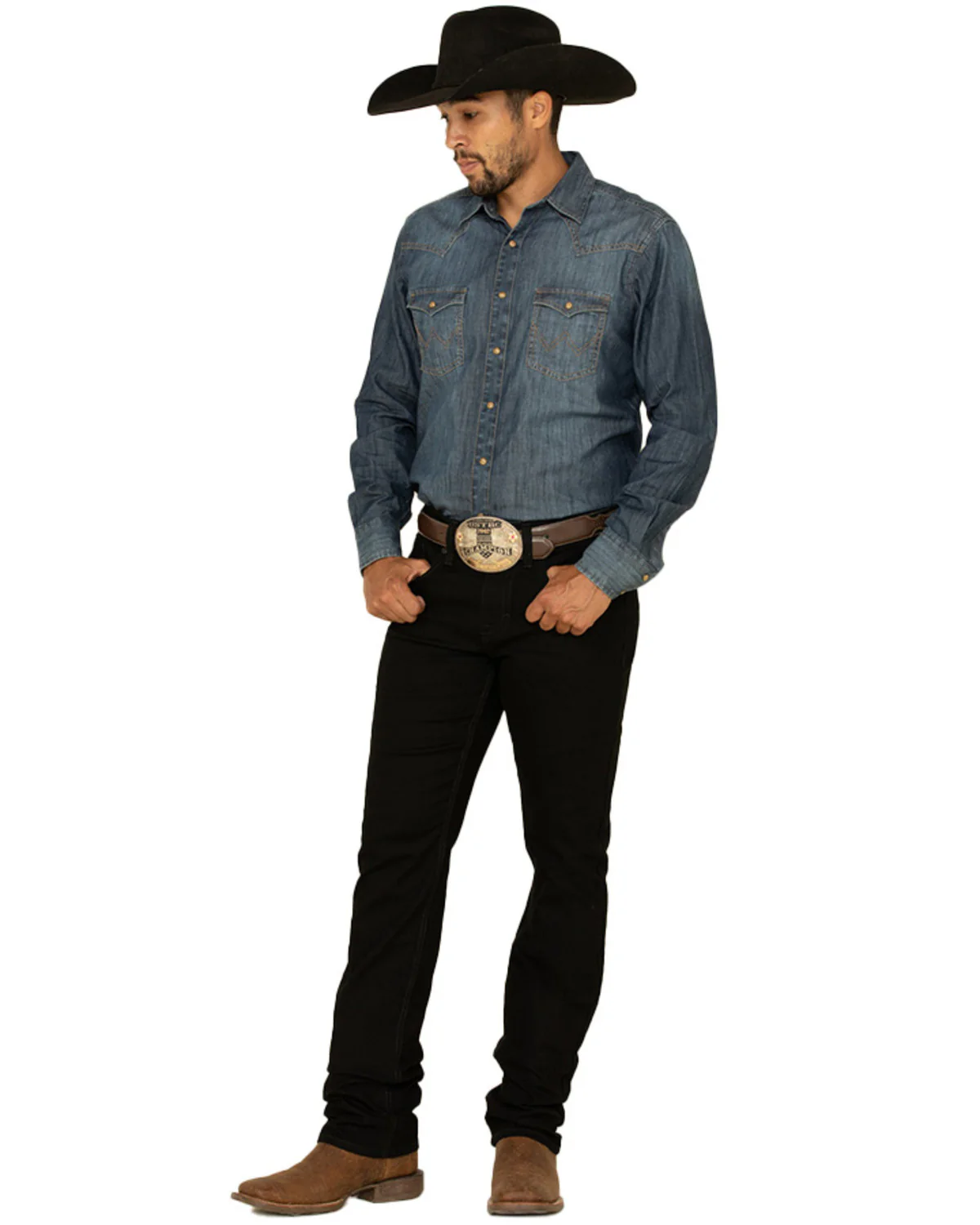 Cody James Men's Night Rider Wash Jackson Slim Straight Stretch Denim Jeans - Image 5