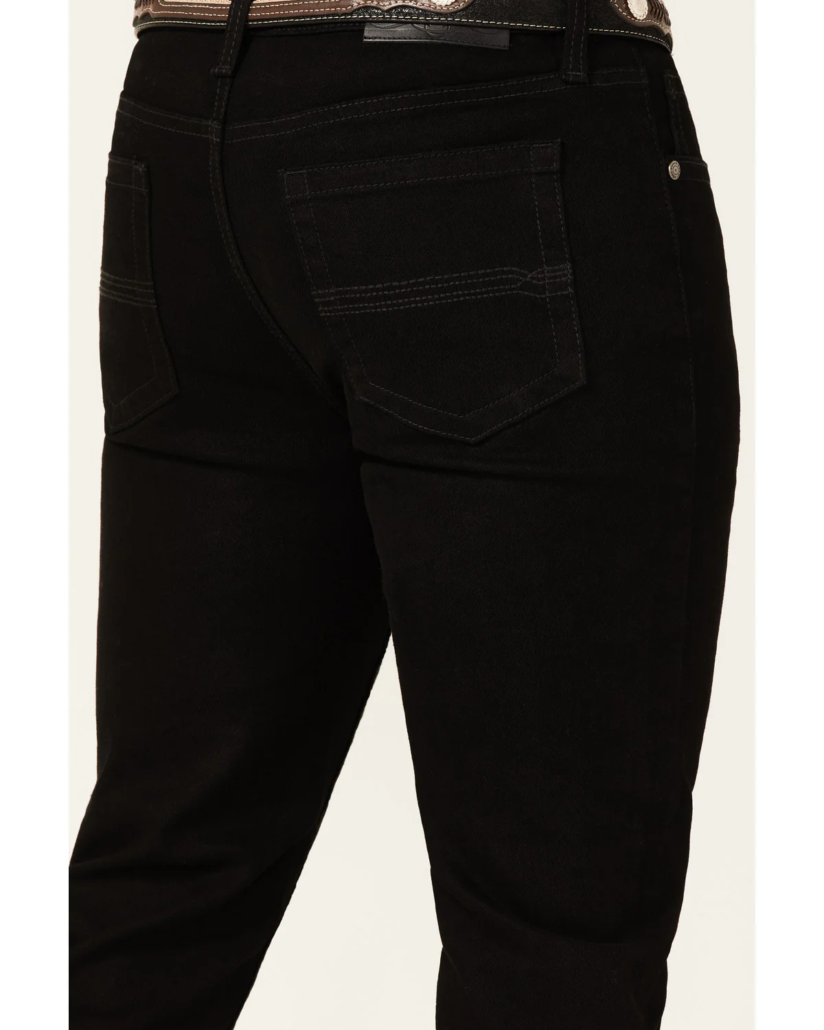 Cody James Men's Night Rider Wash Wyatt Slim Bootcut Stretch Denim Jeans - Image 4