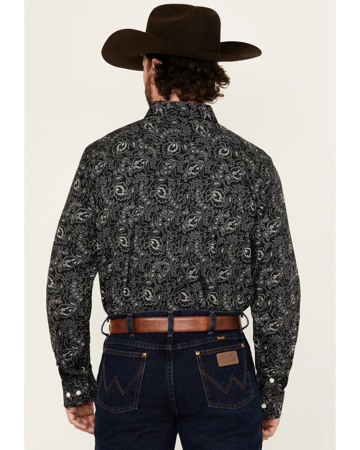 Cody James Men's Parker Paisley Print Long Sleeve Button-Down Stretch Western Shirt - Image 4