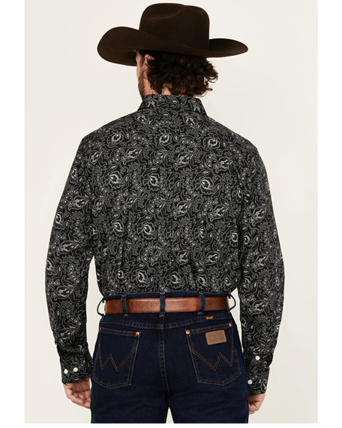Cody James Men's Parker Paisley Print Long Sleeve Button-Down Stretch Western Shirt - Big - Image 4