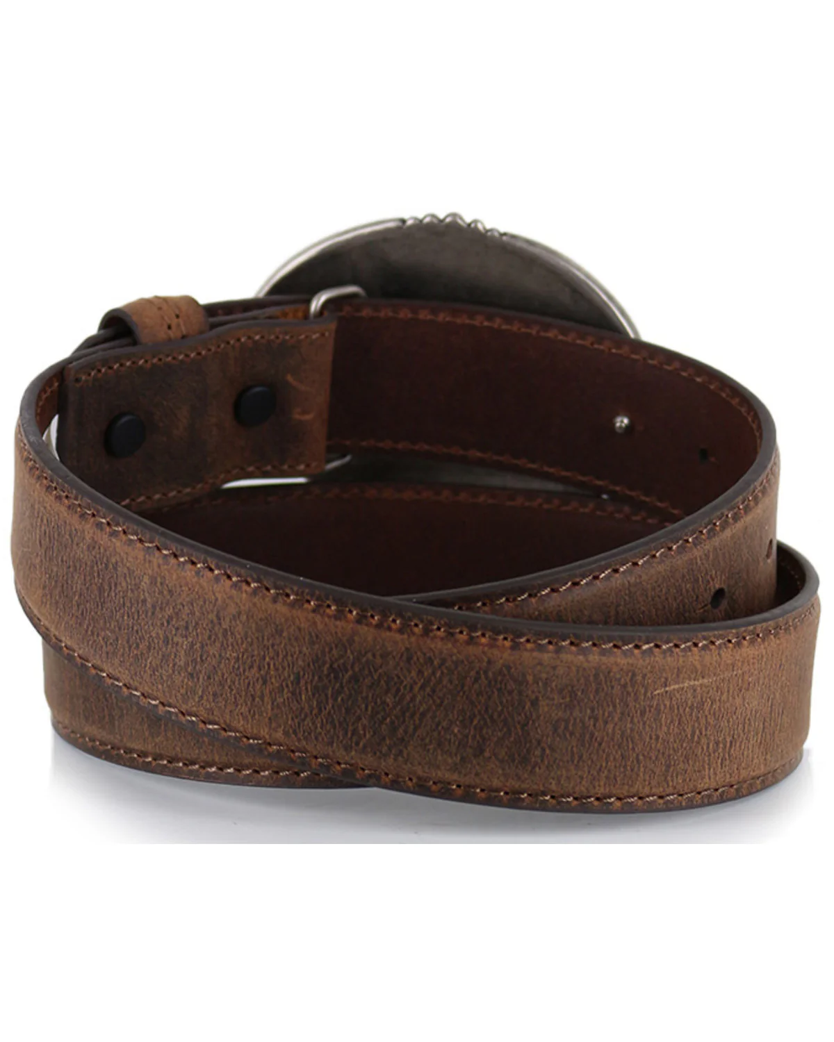 Cody James Men's Patriotic Eagle Leather Belt - Image 3