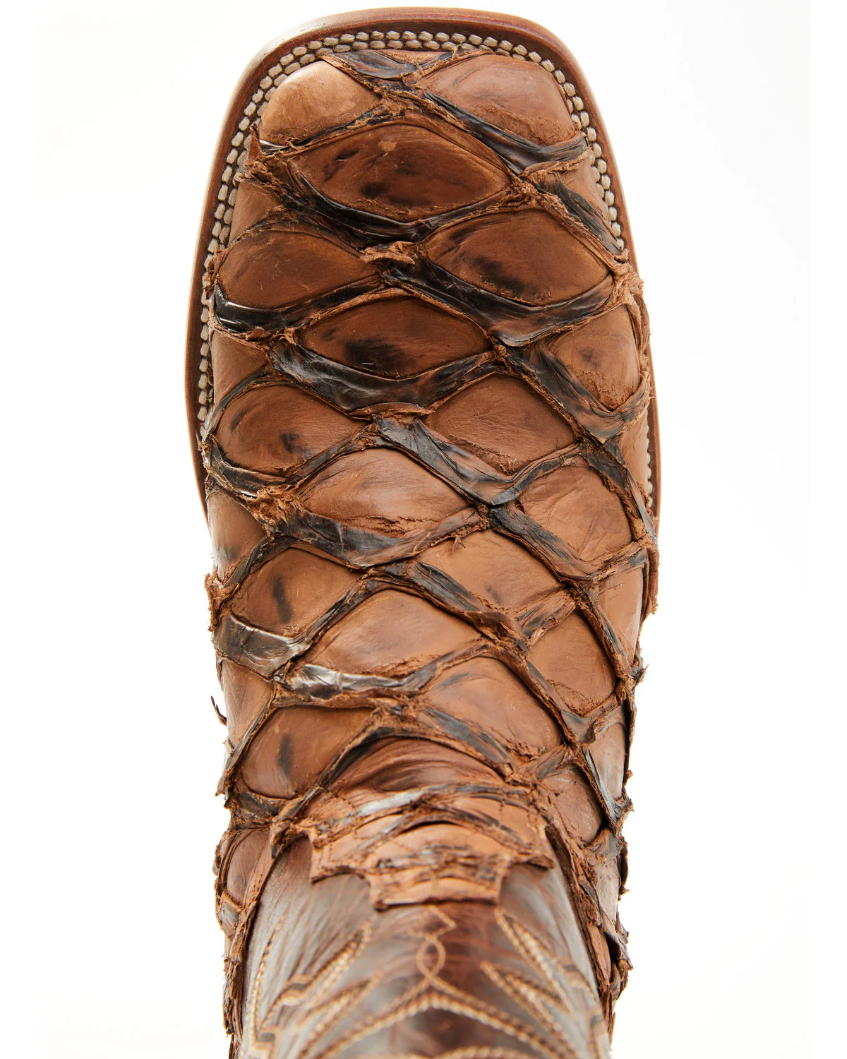 Cody James Men's Pirarucu Exotic Boots - Broad Square Toe - Image 6