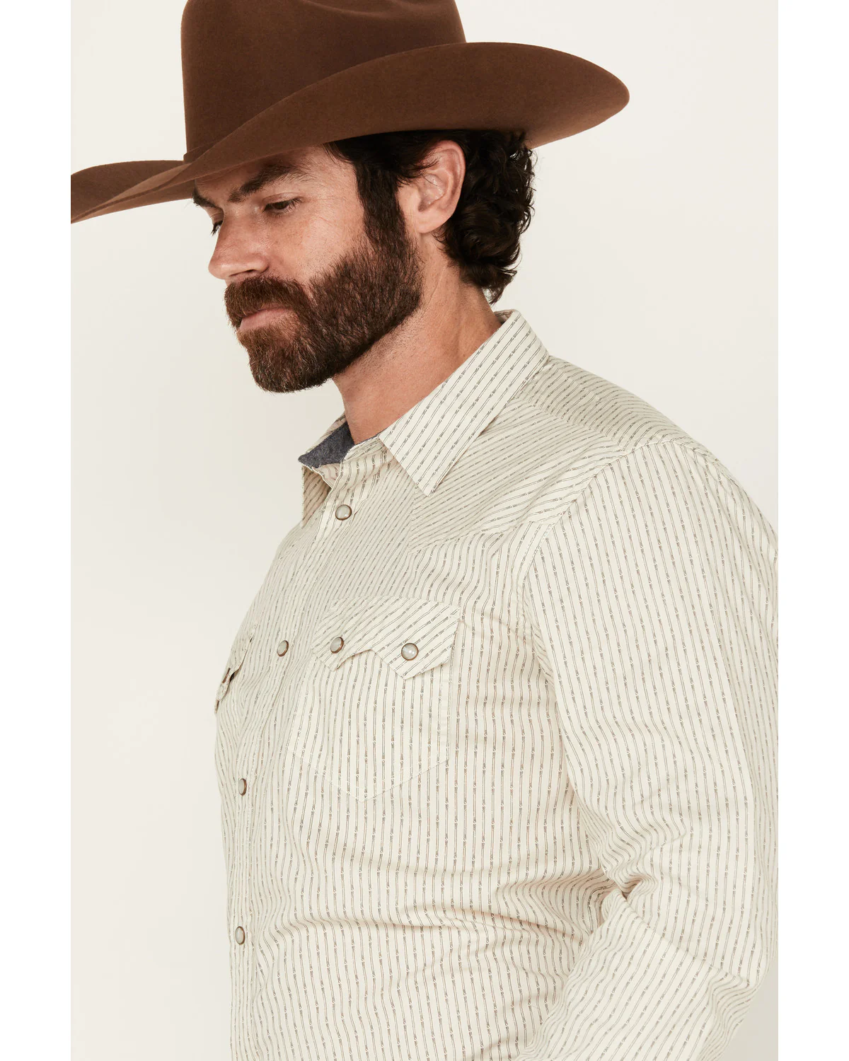 Cody James Men's Rex Striped Long Sleeve Snap Western Shirt - Image 2