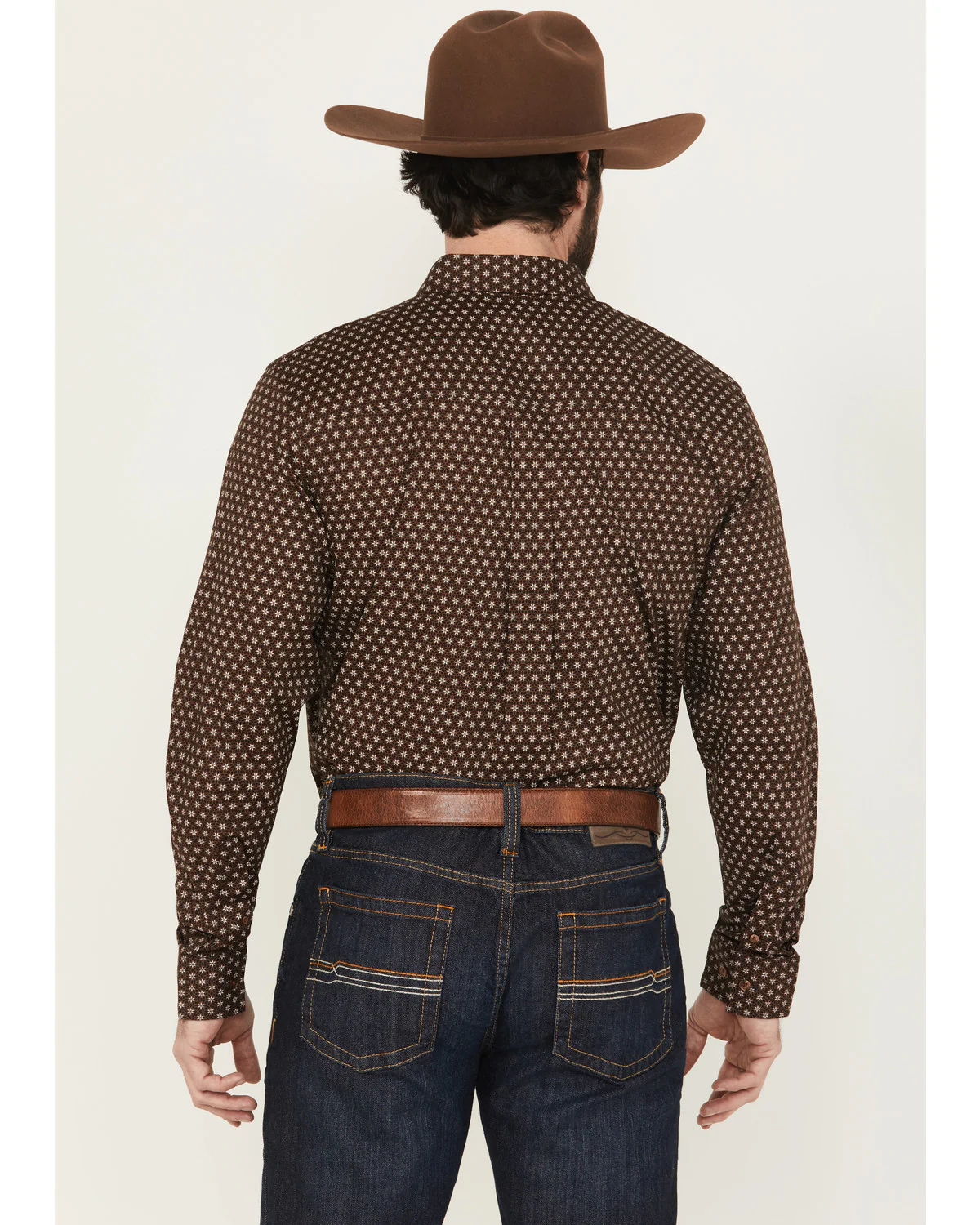 Cody James Men's Sebastian Geo Print Long Sleeve Button-Down Stretch Western Shirt - Image 4