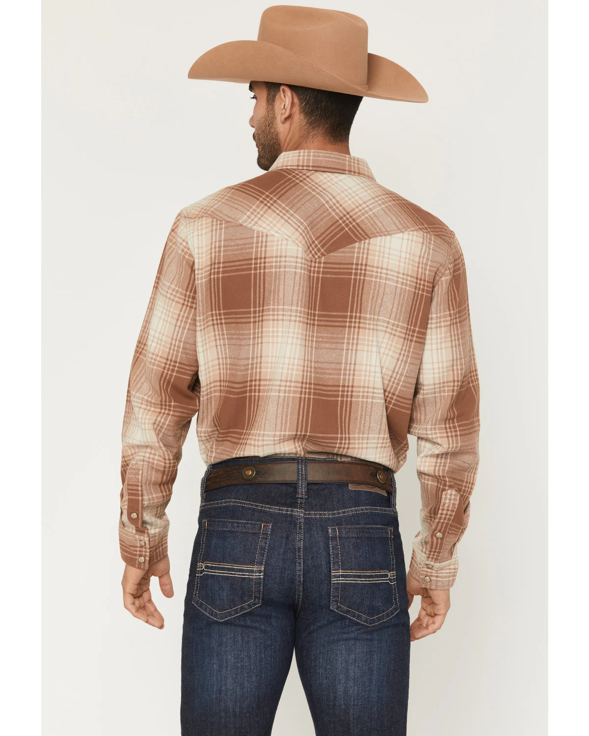Cody James Men's Smoke Mountain Plaid Print Long Sleeve Snap Flannel Shirt - Image 4