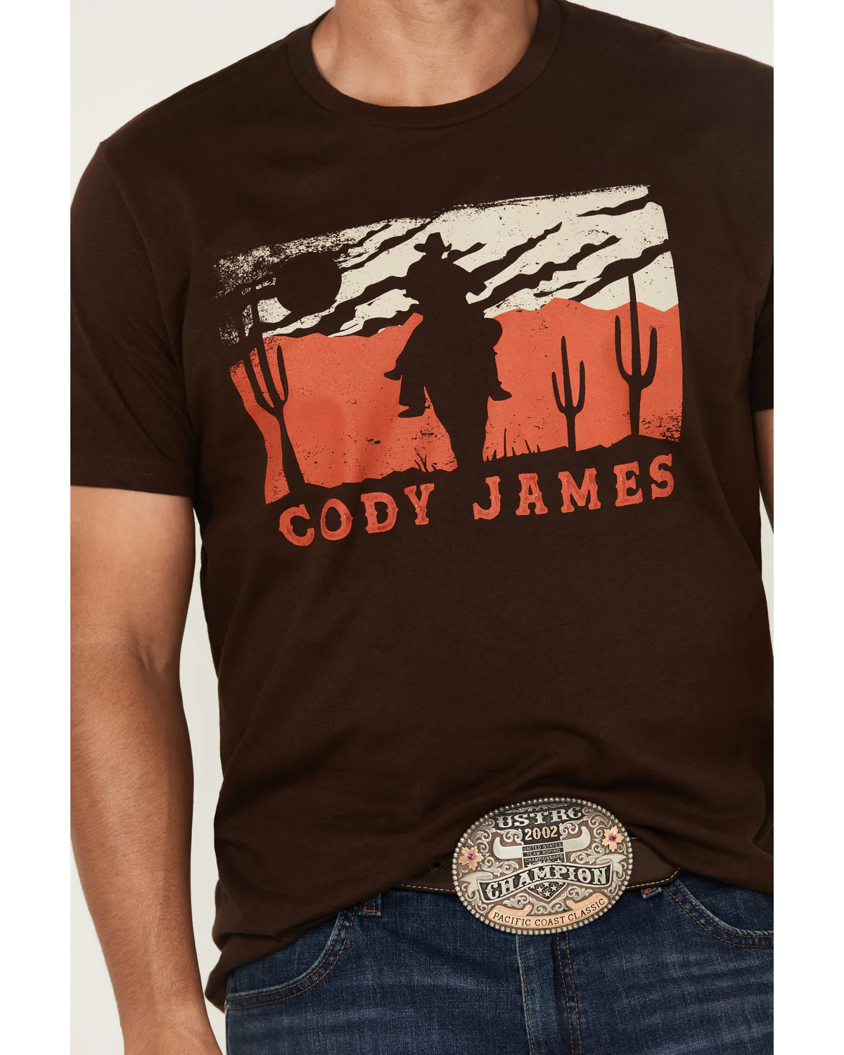 Cody James Men's Sunset Rider Short Sleeve Graphic T-Shirt - Image 3