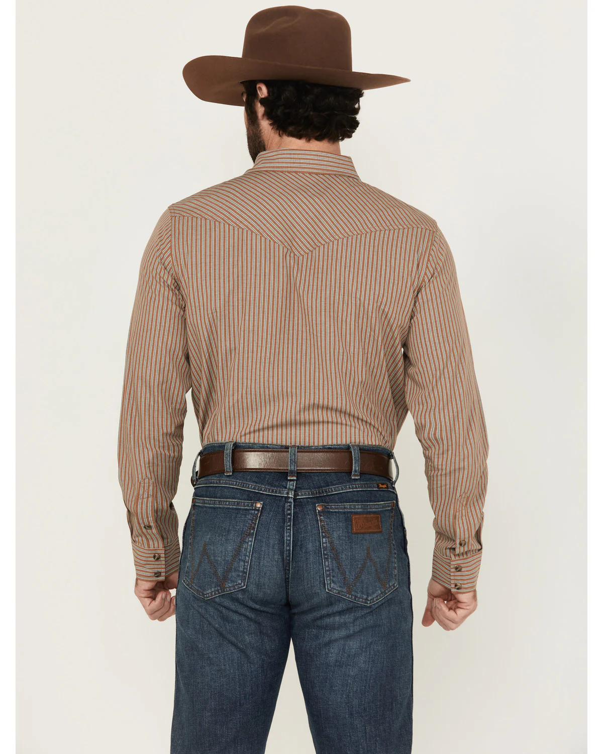 Cody James Men's Tanner Vertical Striped Print Long Sleeve Snap Western Shirt - Image 4