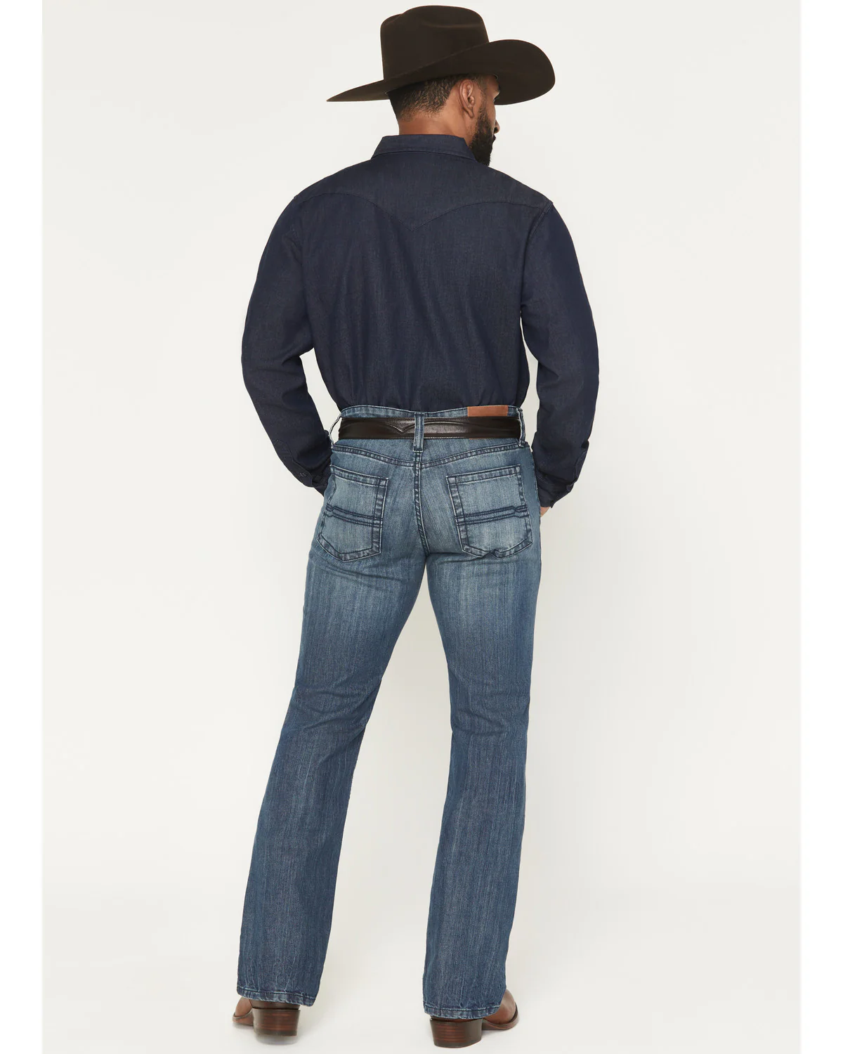 Cody James Men's Texas Wash Wyatt Slim Bootcut Stretch Denim Jeans - Image 3