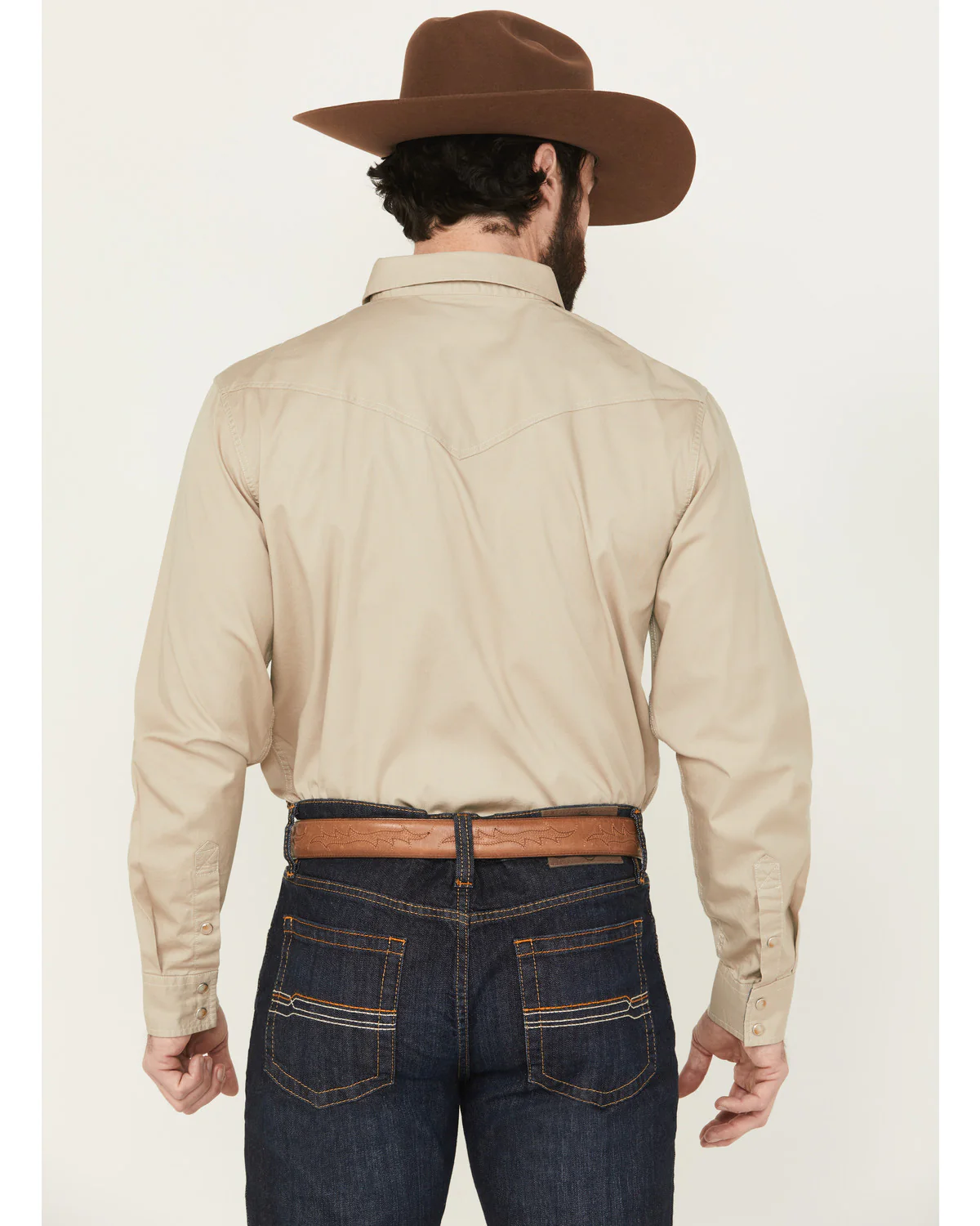 Cody James Men's Threadstone Solid Long Sleeve Snap Western Shirt - Image 4