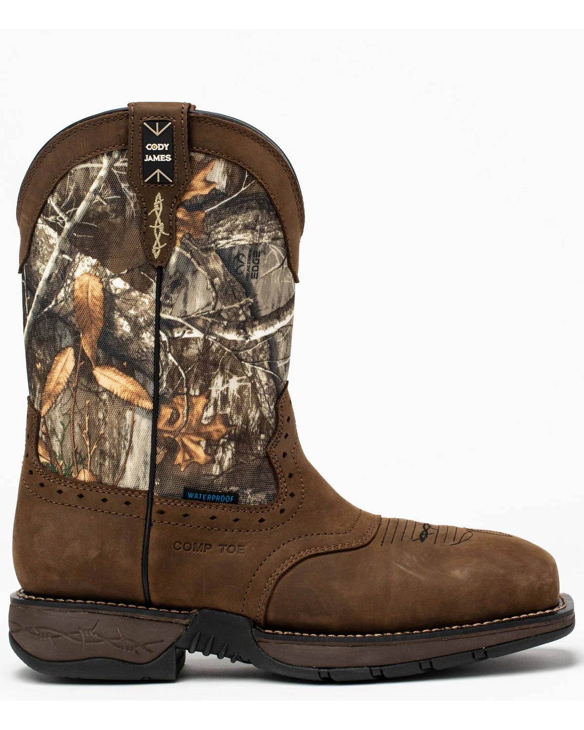 Cody James Men's 11" Xero Gravity Lite Camo Western Work Boots - Composite Toe - Image 2