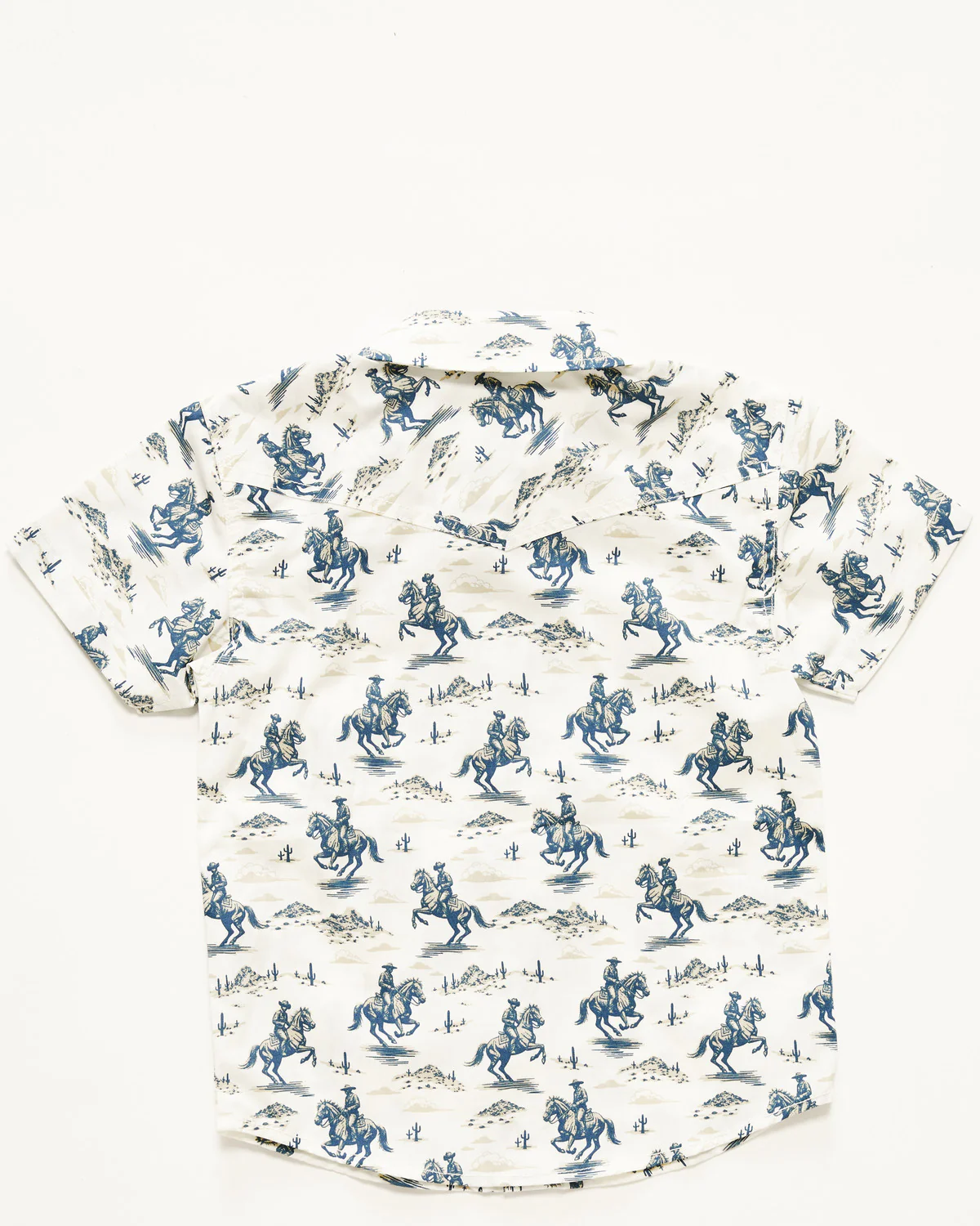 Cody James Toddler Boys' Amos Western Print Short Sleeve Snap Western Shirt - Image 3